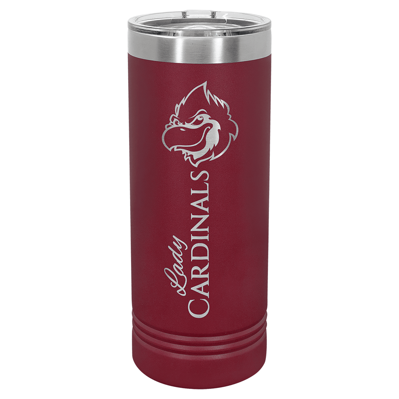 Polar Camel 22 oz. Maroon Skinny Tumbler with Slider Lid