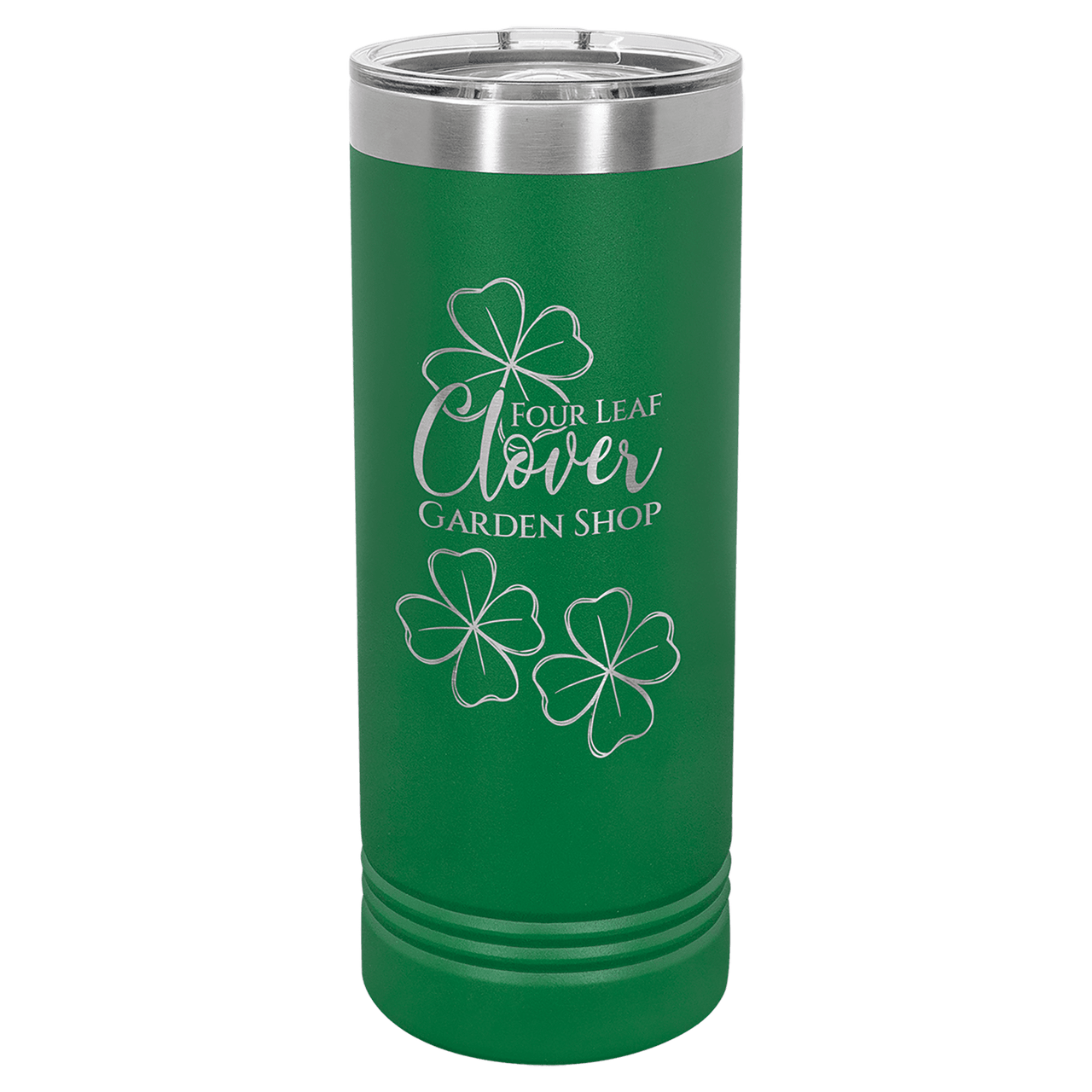 Polar Camel 22 oz. Green Skinny Tumbler with Slider Lid