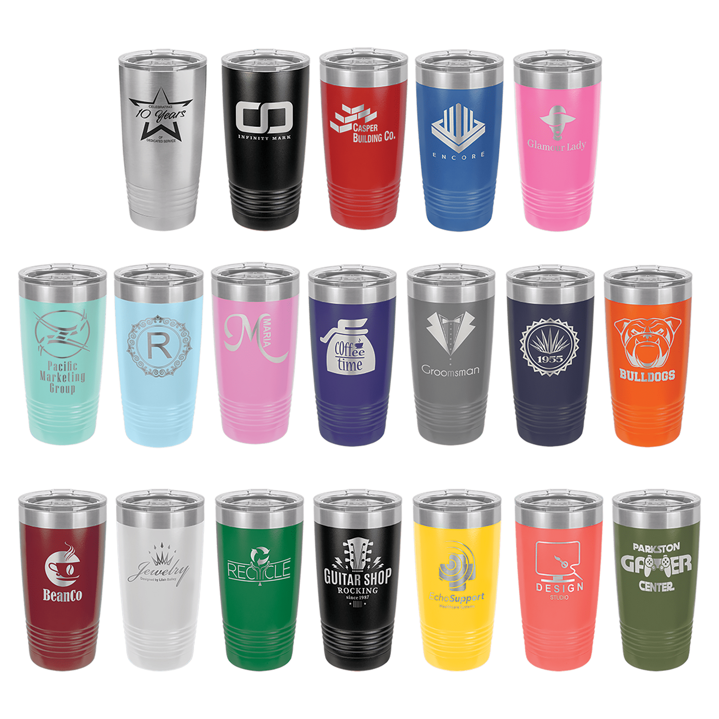 Personalized  20 oz. Insulated Stainless Steel Tumbler