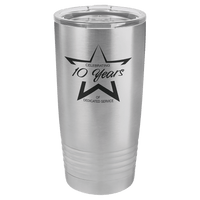 Thumbnail for Polar Camel 20 oz. Stainless Steel Vacuum Insulated Ringneck Tumbler with  Clear Lid