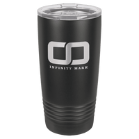 Thumbnail for Polar Camel 20 oz. Black Vacuum Insulated Ringneck Tumbler with Clear Lid