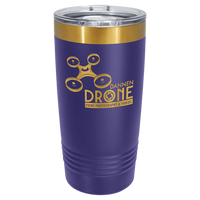 Thumbnail for Polar Camel 20 oz. Gold ION-Plated Ringneck Tumbler with Slider Lid