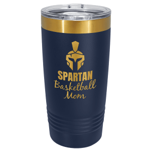 Polar Camel 20 oz. Gold ION-Plated Ringneck Tumbler with Slider Lid