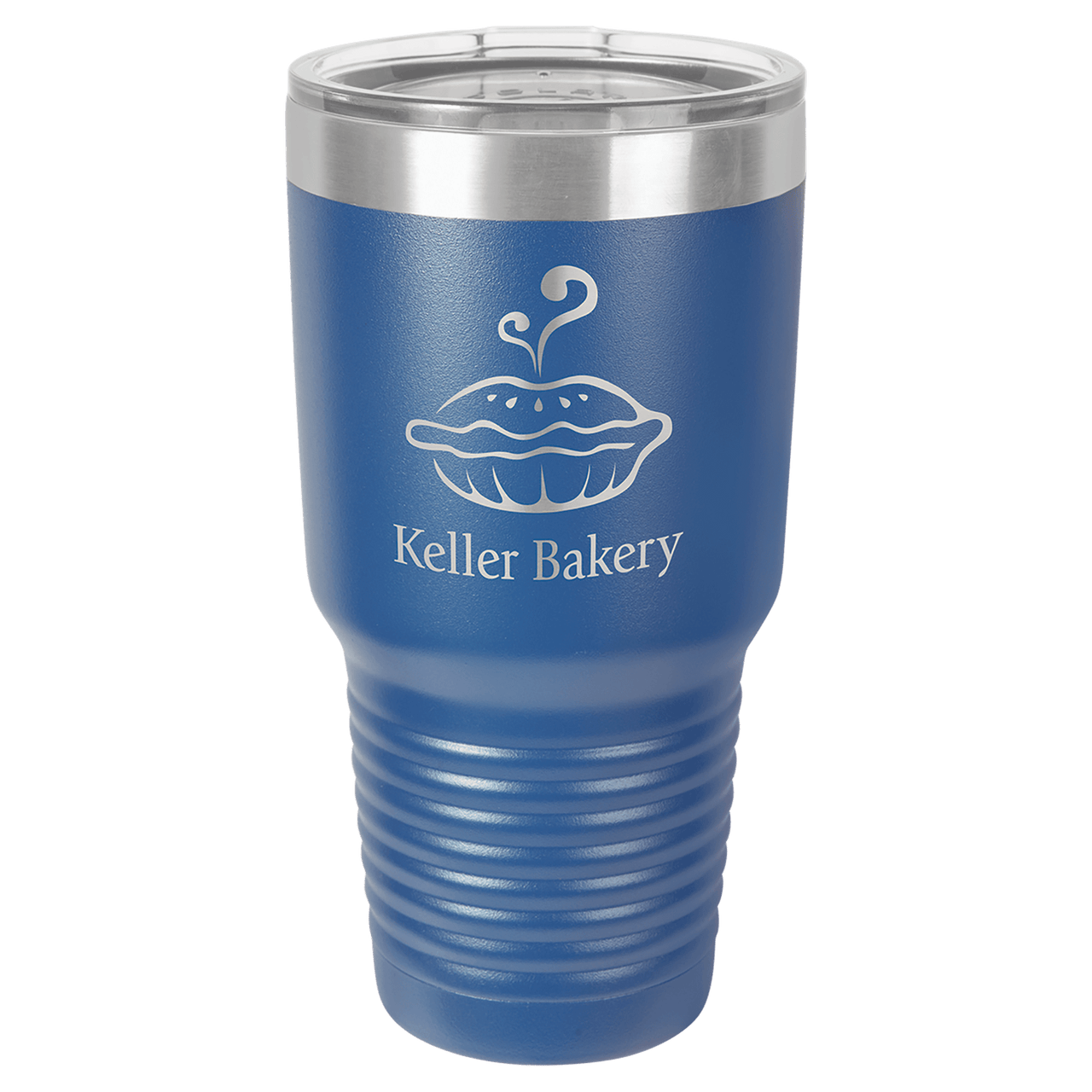 Polar Camel 30 oz. Royal Blue Vacuum Insulated Ringneck Tumbler with Clear  Lid