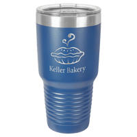 Thumbnail for Polar Camel 30 oz. Royal Blue Vacuum Insulated Ringneck Tumbler with Clear  Lid