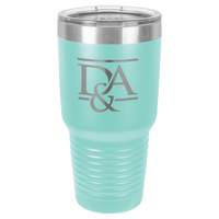 Thumbnail for Polar Camel 30 oz. Teal Ringneck Vacuum Insulated Tumbler with Clear Lid