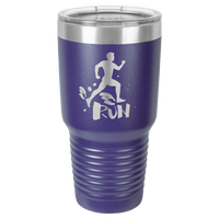 Thumbnail for Polar Camel 30 oz. Purple Vacuum Insulated Ringneck Tumbler with Clear Lid