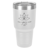 Thumbnail for Polar Camel 30 oz. White Vacuum Insulated Ringneck Tumbler with Clear Lid