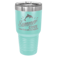 Thumbnail for Polar Camel 30 oz. Teal Insulated Ringneck Tumbler with Slider Lid