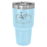 Thumbnail for Polar Camel 30 oz. Light Blue Insulated Ringneck Tumbler with Slider Lid