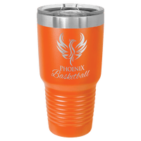 Thumbnail for Polar Camel 30 oz. Orange Insulated Ringneck Tumbler with Slider Lid