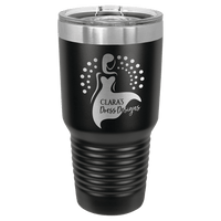 Thumbnail for Polar Camel 30 oz. Black Insulated Ringneck Tumbler with Slider Lid and Silver Ring