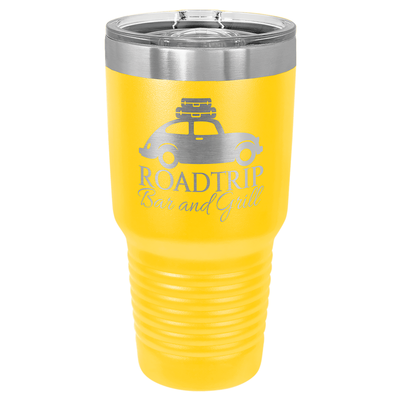 Polar Camel 30 oz. Yellow Insulated Ringneck Tumbler with Slider Lid