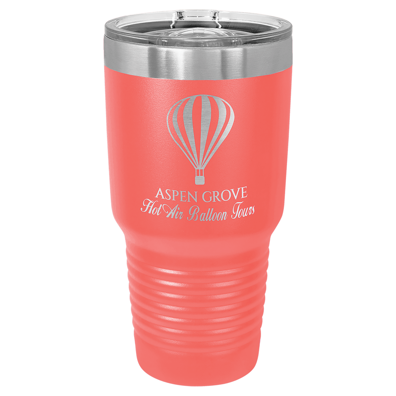 Polar Camel 30 oz. Coral Insulated Ringneck Tumbler with Slider Lid