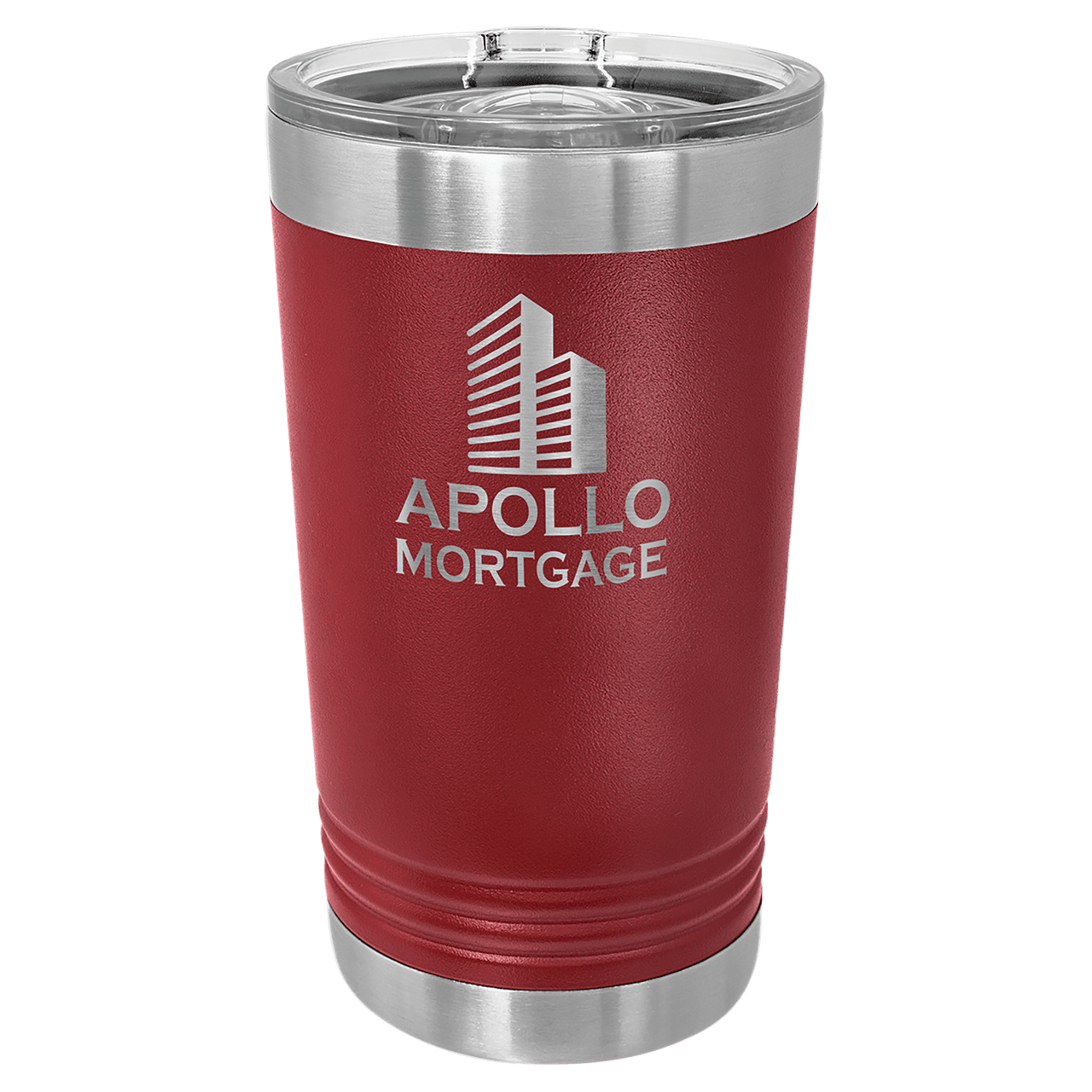 Polar Camel Maroon 16 oz. Pint with Slider Lid