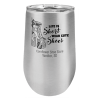 Thumbnail for Polar Camel 16 oz. Stainless Steel Vacuum Insulated Stemless Tumbler with Lid