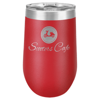 Thumbnail for Polar Camel 16 oz. Red Vacuum Insulated Stemless Tumbler with Lid