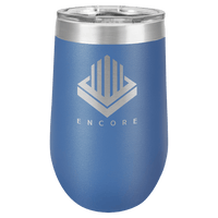 Thumbnail for Polar Camel 16 oz. Royal Blue Vacuum Insulated Stemless Tumbler with Lid