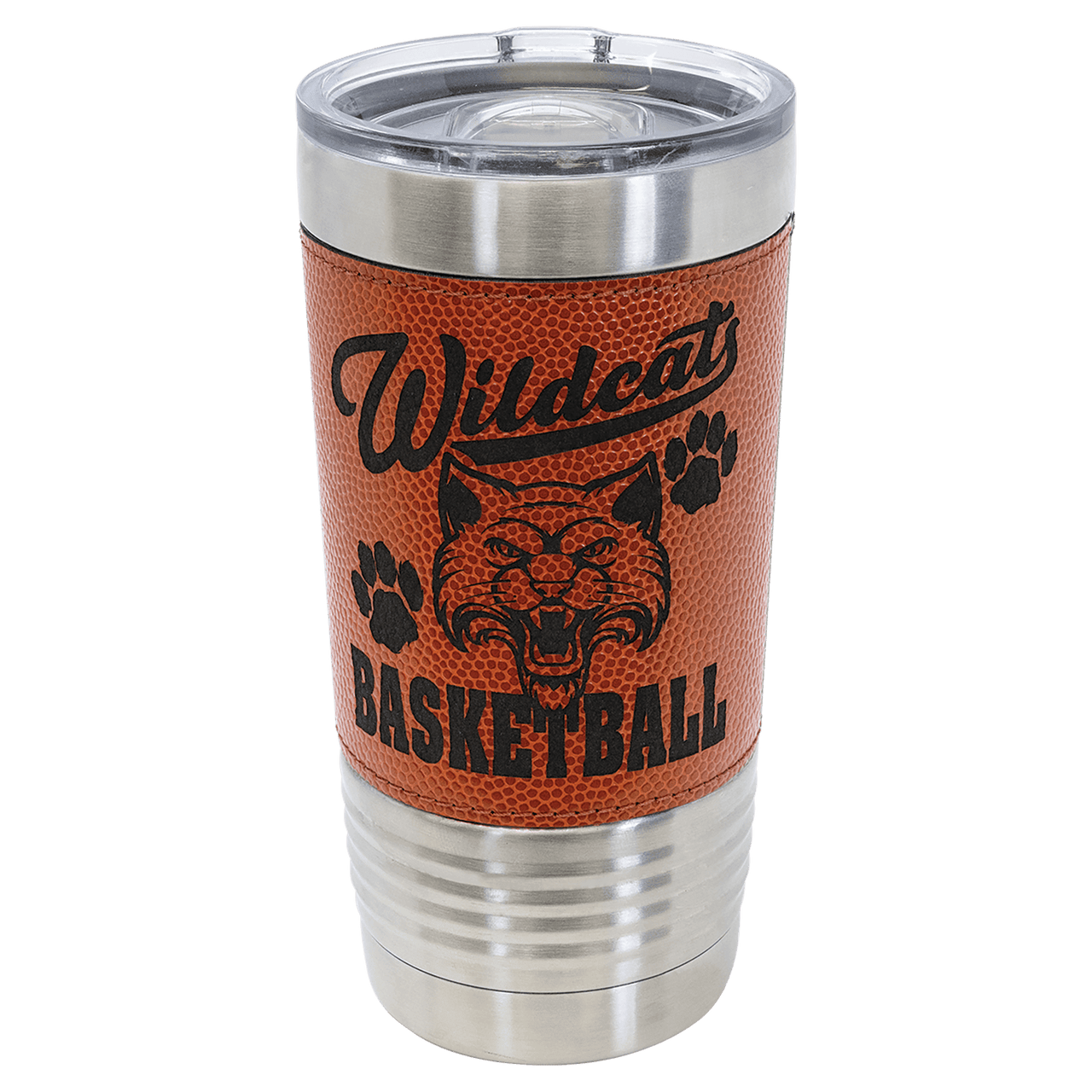 Polar Camel 20 oz. Basketball Tumbler with Slider Lid