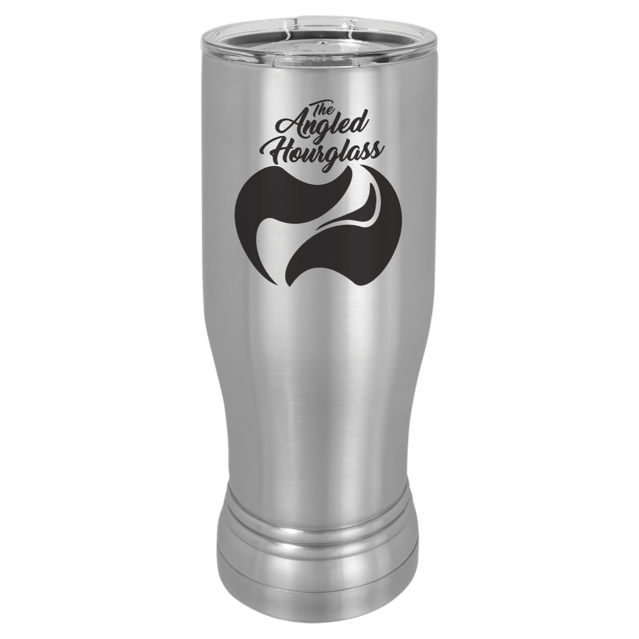 Stainless Steel 14 oz. Polar Camel Pilsner w/Clear Lid