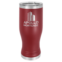 Thumbnail for Polar Camel Maroon 20 oz. Pilsner with Clear Lid