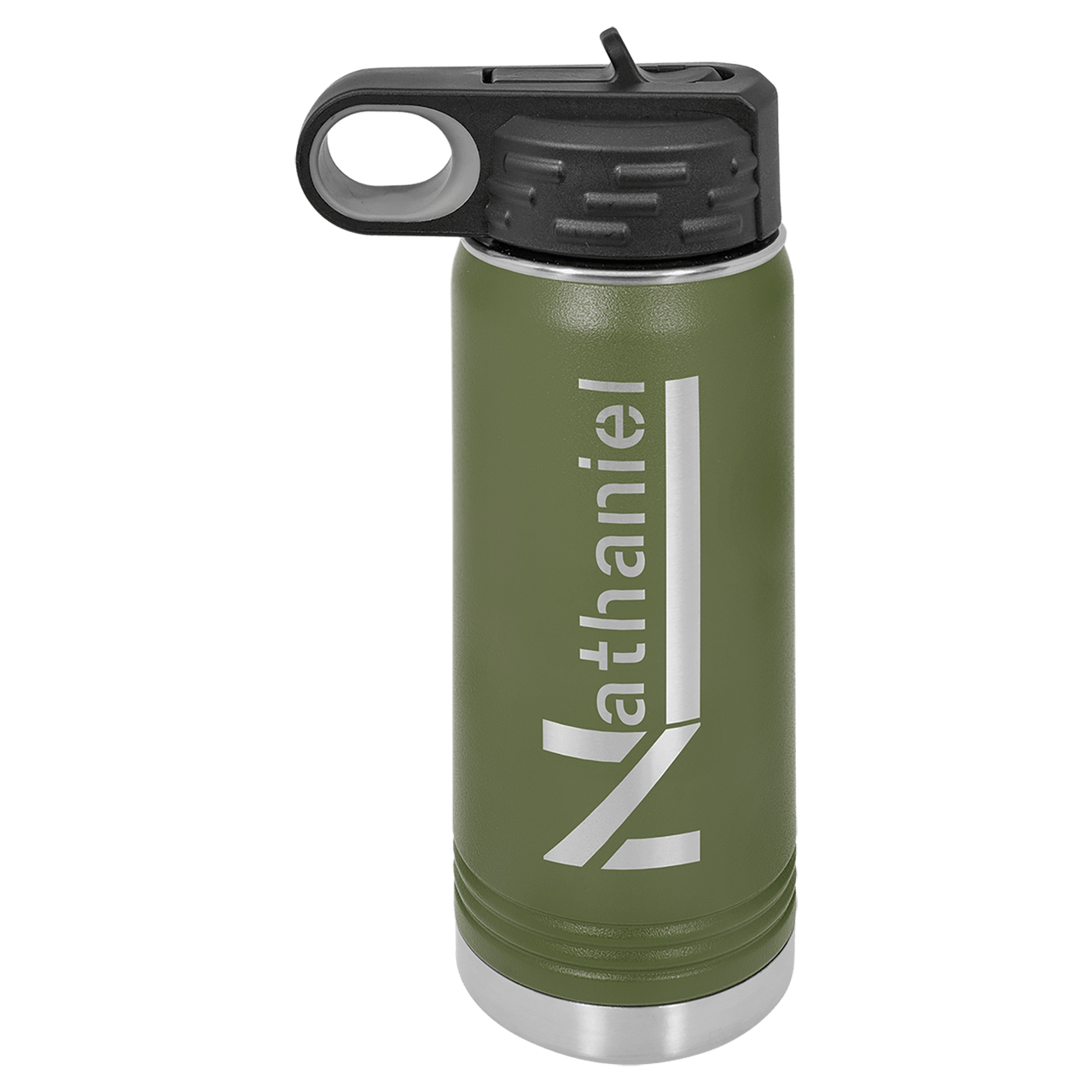 Polar Camel 20 oz. Olive Green Water Bottle