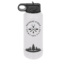 Thumbnail for Polar Camel 32 oz. White/Ghost Black ION-Plated Water Bottle