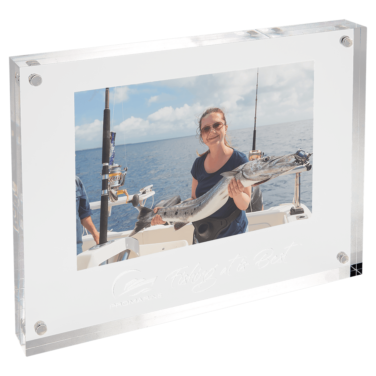 7" x 5" Clear Rectangle Magnetic Acrylic