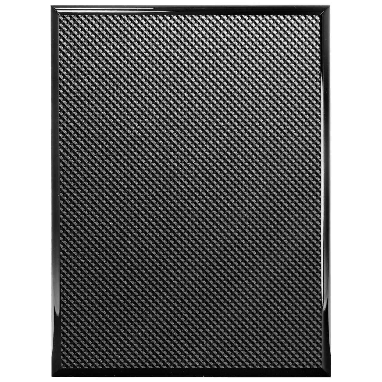 6" x 8" Piano Carbon Fiber Finish Plaque