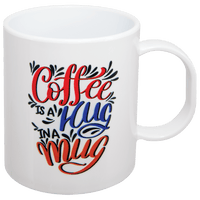 Thumbnail for 11 oz. Gloss White Sublimatable Plastic Poly Mug