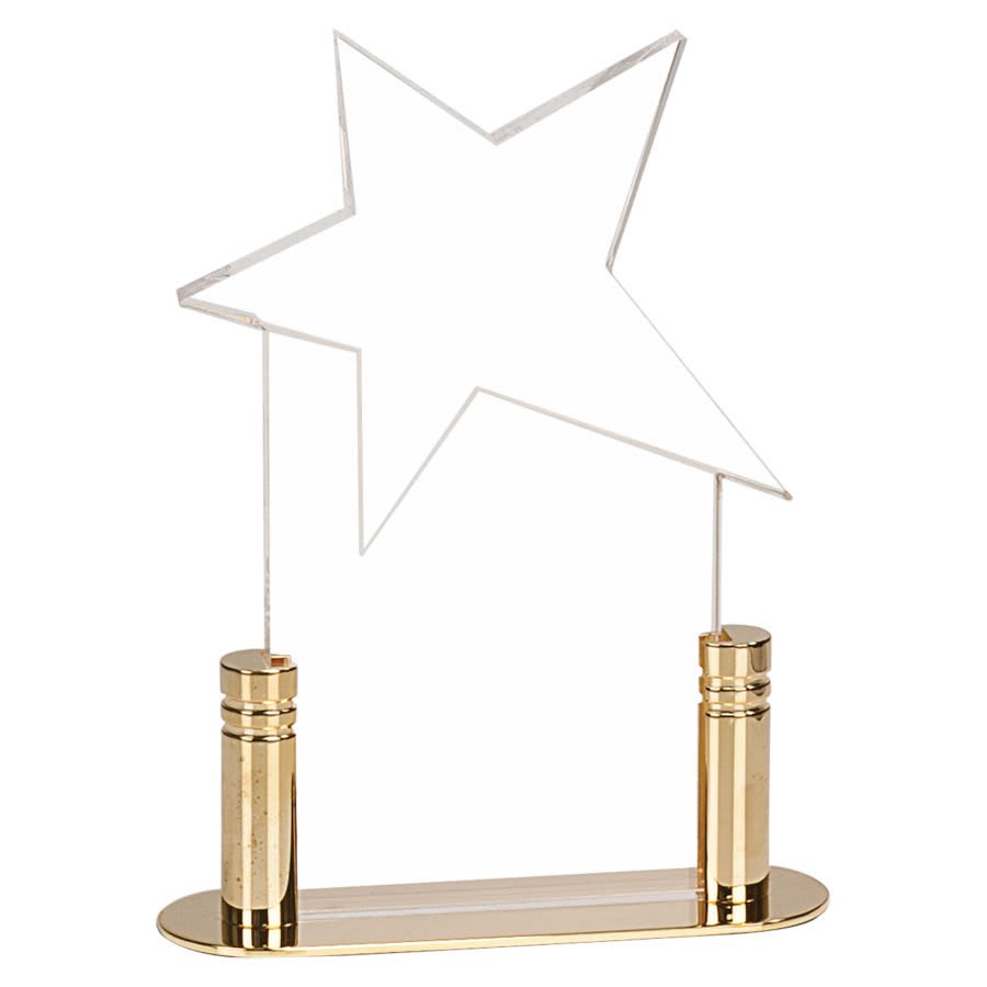 3" x 7" Jade Star Pop-In Acrylic (Base not included)