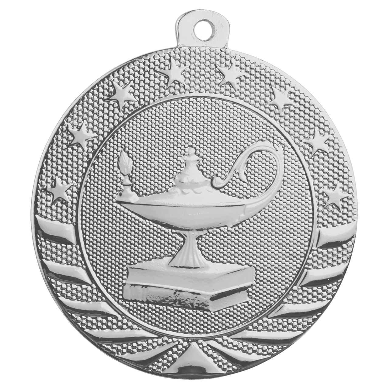 2" Bright Bronze Soccer Starbrite Medal