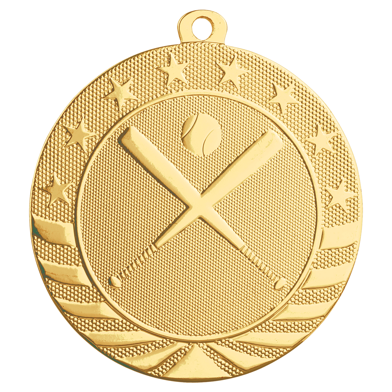 2 3/4" Bright Silver Basketball Starbrite Medal