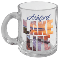 Thumbnail for 10 oz. Sublimatable Clear Glass Mug with Handle