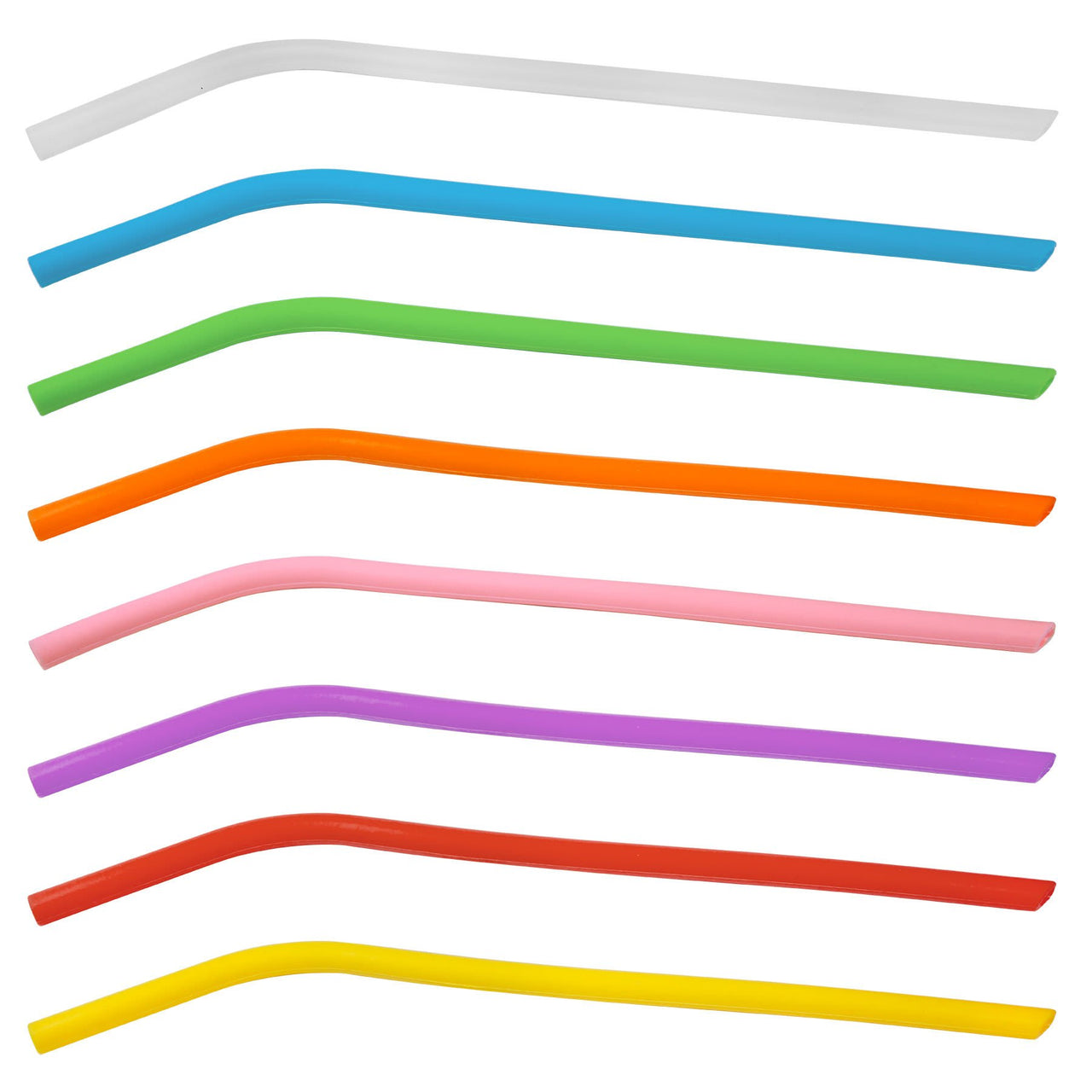 10" Small Silicone Straw Sample Set