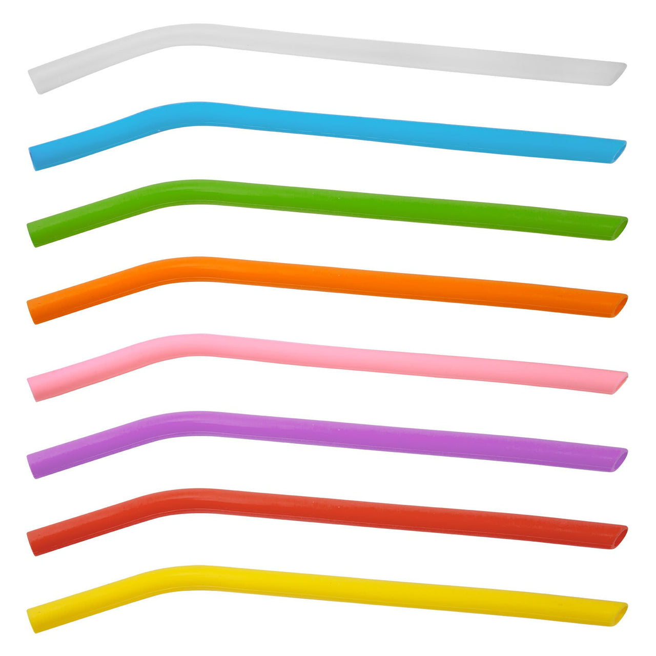 10" Large Silicone Straw Sample Set