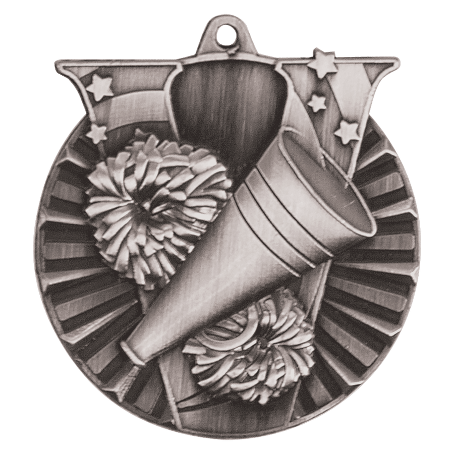 2" Antique Bronze Cheer Victory Medal