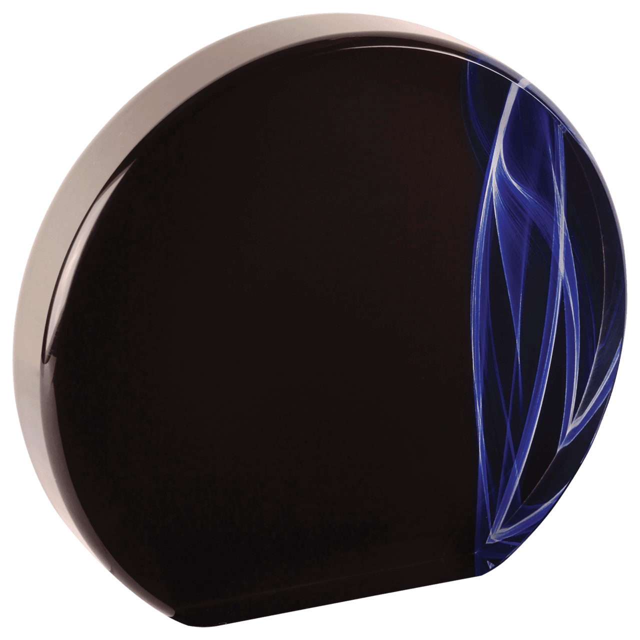 5" Round Red Vapor Acrylic