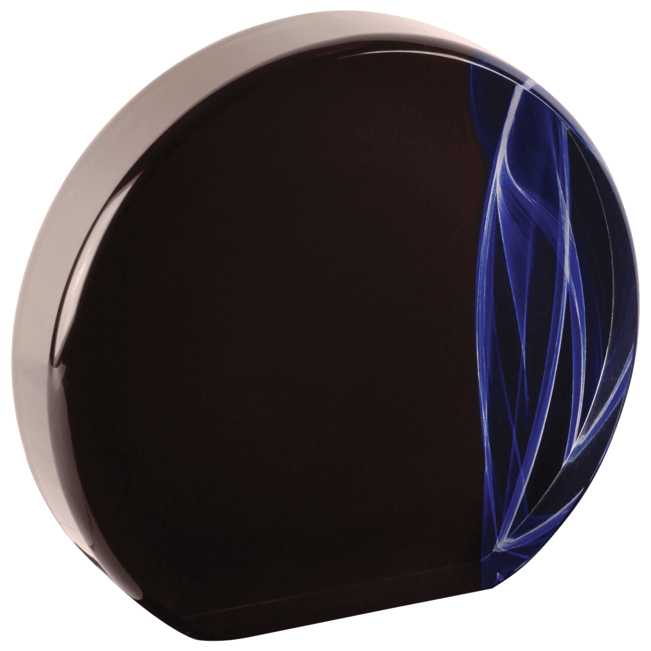 5" Round Red Vapor Acrylic