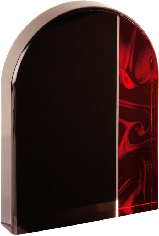 8" Arch Red Velvet Acrylic
