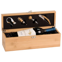 Thumbnail for Rosewood Finish Single Wine Box with Tools
