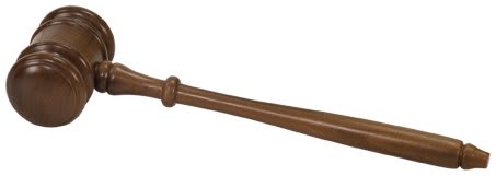 10" Genuine Walnut Gavel