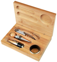 Thumbnail for Bamboo 4-Piece Wine Tool Set